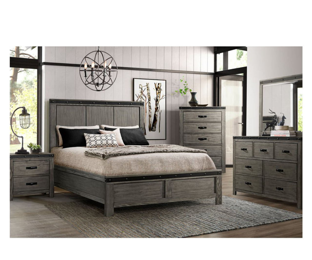 The WADE 4 PC BEDROOM SET available at Complete Suite Furniture