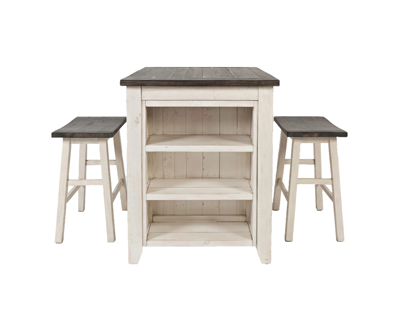 madison county 3 piece counter height table set