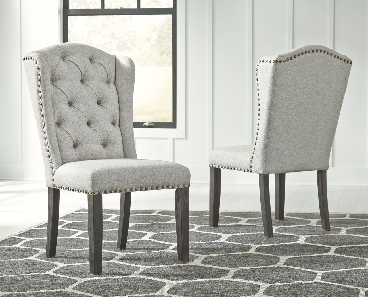 Upholstered side 2025 dining chairs