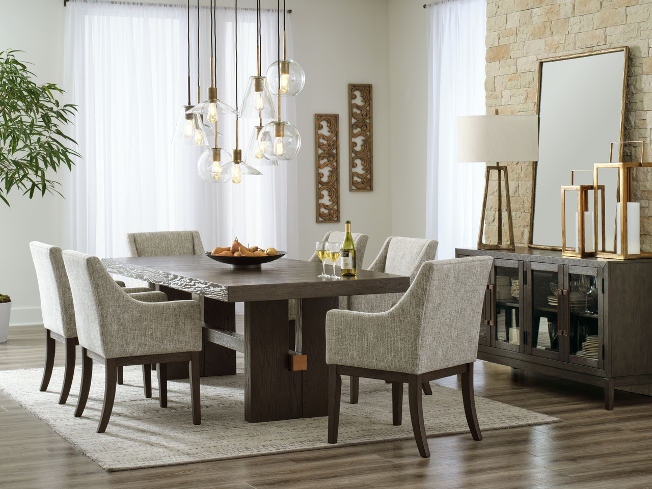 Dining room set 2025 with arm chairs