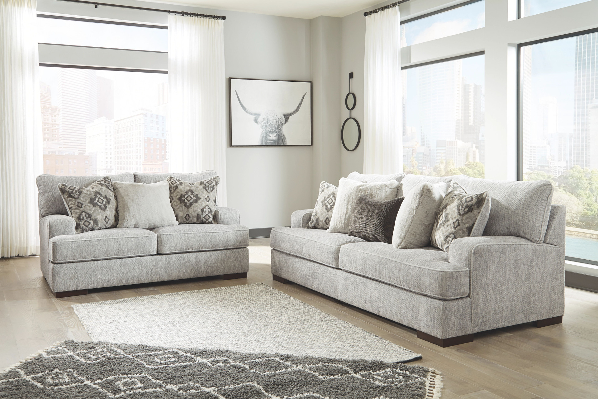 The Mercado Pewter Sofa available at Complete Suite Furniture serving ...