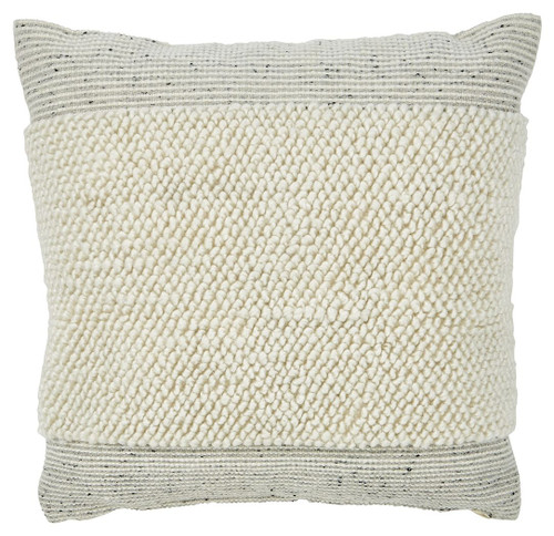 Rowcher Gray/White Pillow