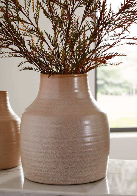 Millcott Tan Vase (Set of 2) 10' X 10'