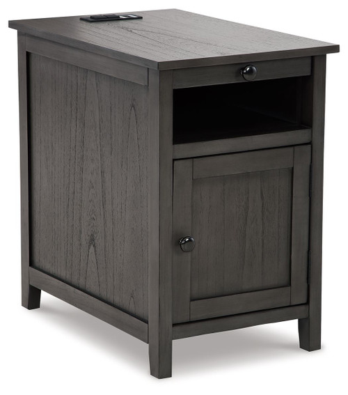 Treytown Gray Chair Side End Table