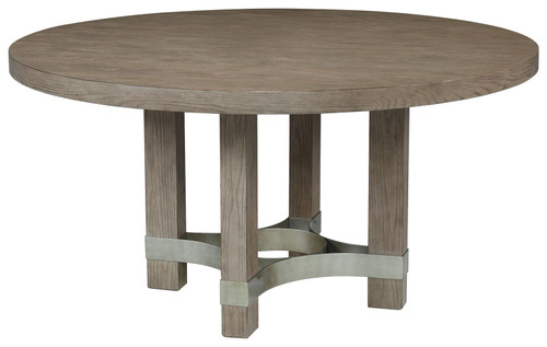 Chrestner Gray Round Dining Room Table