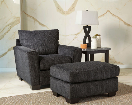 Wixon Slate 2 Pc. Chair With Ottoman