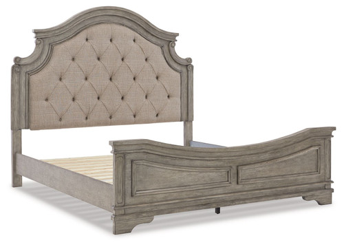 Lodenbay Antique Gray California King Panel Bed