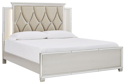 Lindenfield Champagne California King Panel Bed