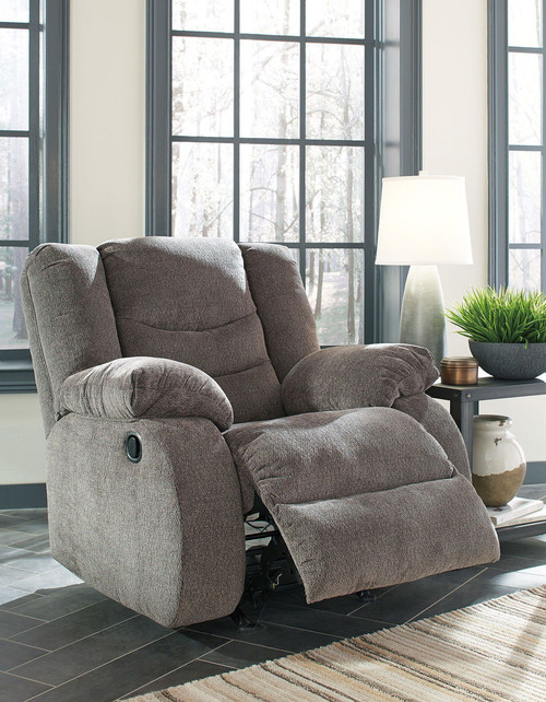 Tulen Gray 3 Pc. Reclining Sofa/Couch/Couch, Loveseat, Rocker Recliner
