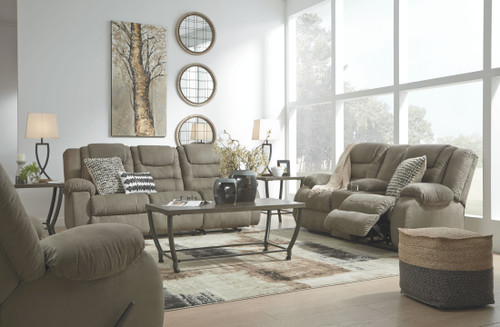 Mccade Cobblestone 3 Pc. Reclining Sofa/Couch/Couch, Loveseat, Rocker Recliner