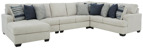 Lowder Stone Left Arm Facing Corner Chaise 5 Pc Sectional
