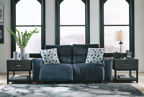 Paulestein Denim 3 Pc. Power Sofa/Couch/Couch, Loveseat, Recliner