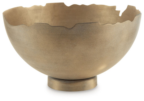 Maura Antique Gold Finish Bowl