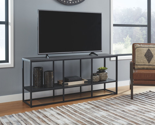 Yarlow Black Extra Large TV Stand