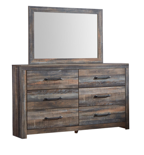 Drystan Brown/Beige Dresser, Mirror