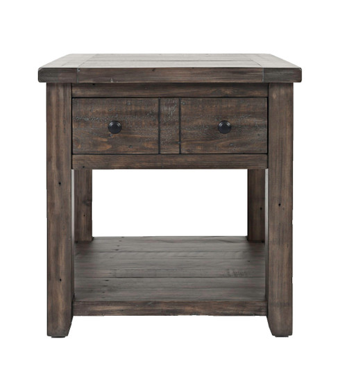 MADISON COUNTY END TABLE BARNWOOD