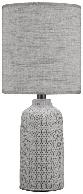 Donnford Charcoal Ceramic Table Lamp (1/CN)