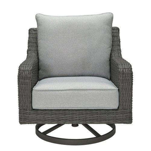 Elite Park Gray Swivel Lounge W/ Cushion