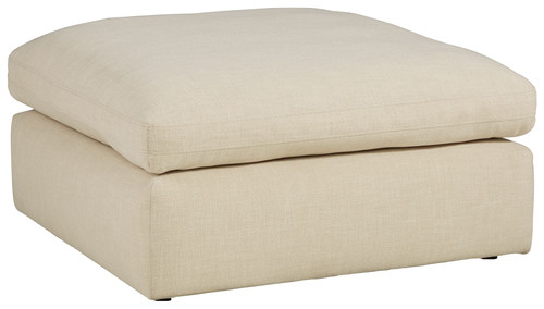 Elyza Linen Oversized Accent Ottoman