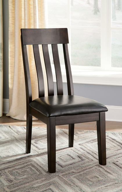 Haddigan Dark Brown Dining Upholstered Side Chair