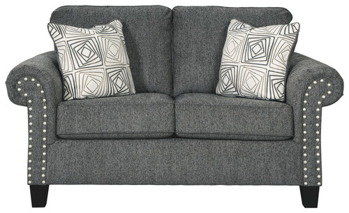 Agleno Charcoal Loveseat