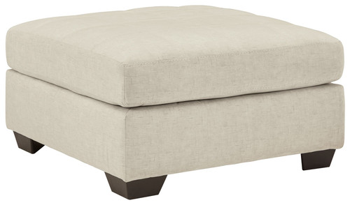 Falkirk Parchment Oversized Accent Ottoman