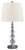 Joaquin Clear/Silver Finish Crystal Table Lamp