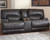 Mccaskill Gray Manual Reclining Loveseat With Console