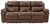 Edmar Chocolate Power Reclining Sofa/Couch With Adj Headrest