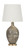 Jemarie Gray/Gold Finish Glass Table Lamp