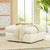 Next-gen Gaucho White 6 Pc. Corner Chairs 5 Pc Sectional, Ottoman