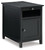 Treytown Black Chair Side End Table