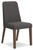 Lyncott Charcoal/Brown Dining Uph Side Chair (Set of 2)