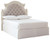 Realyn Chipped White Full Uph Panel Headboard