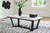 Fostead White/Espresso Rectangular Cocktail Table