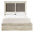 Cambeck Whitewash Queen Upholstered Panel Bed