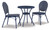 Odyssey Blue Blue Chairs W/Table Set (Set of 3)