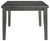 Hallanden Gray Rect Drm Butterfly Ext Table