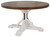 Valebeck White/Brown Dining Table