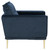 Macleary Navy 2 Pc. Chair, Ottoman