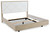 Wendora Bisque/White California King Upholstered Bed