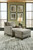 Kaywood Granite 2 Pc. Chair, Ottoman