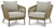 Swiss Valley Beige Lounge Chair W/Cushion (Set of 2)