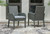 Elite Park Gray Arm Chair With Cushion (Set of 2)