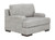 Mercado Pewter 2 Pc. Chair And A Half With Ottoman