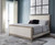 Chrestner Gray California King Upholstered Panel Bed