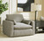 Dramatic Granite 2 Pc. Chair And A Half, Ottoman