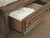 Flynnter Medium Brown California King Sleigh Bed With 2 Storage Drawers