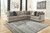 Bovarian Stone Left Arm Facing Loveseat 3 Pc Sectional