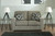 Cascilla Pewter 4 Pc. Sofa/Couch/Couch, Loveseat, Chair, Ottoman